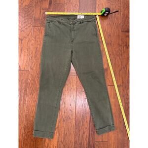 Cosmic blue love army green jeans